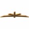 Ekena Millwork Alberta Rough Sawn Timber Gable Bracket, Western Red Cedar, 108"W x 27"H x 4"D x 6"F, 6/12 Pitch GBW108X27X0406ALB00RWR - alternate 4